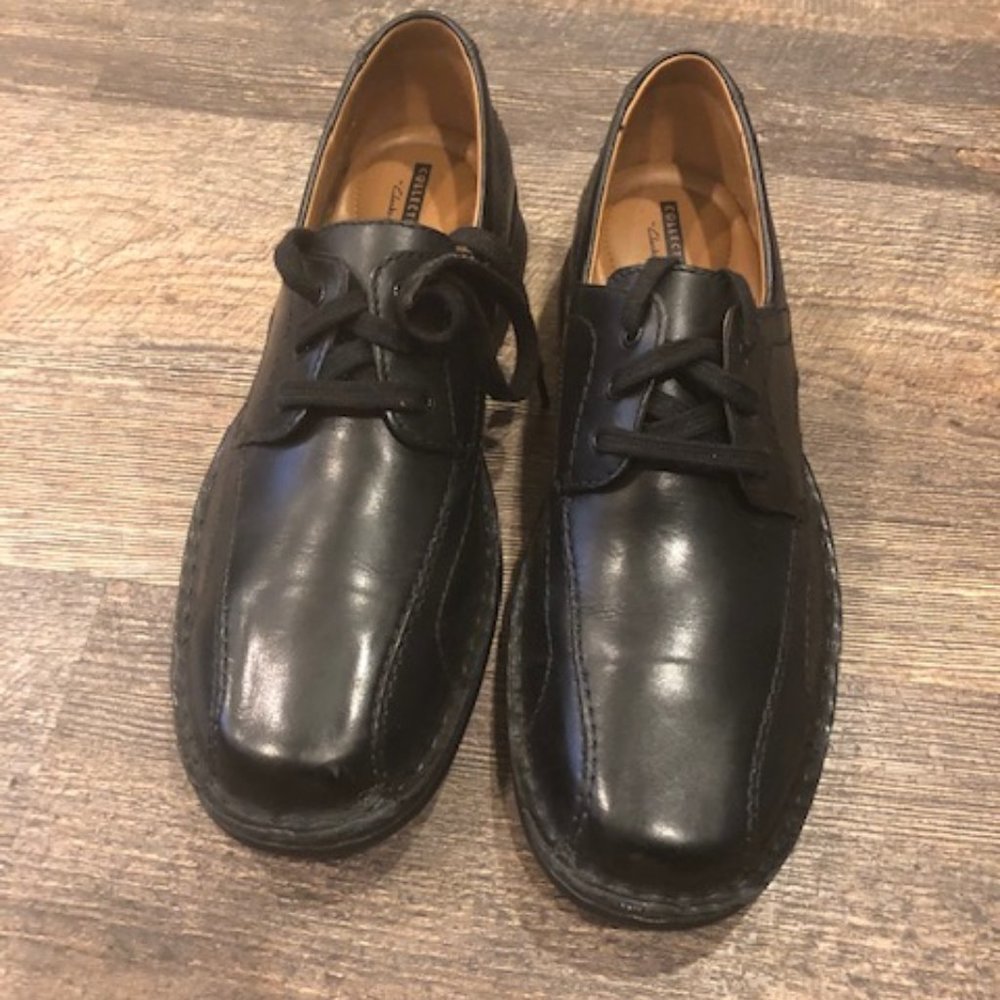 Clarks Escalade Black Oxfords Size 10 - Best Offer
